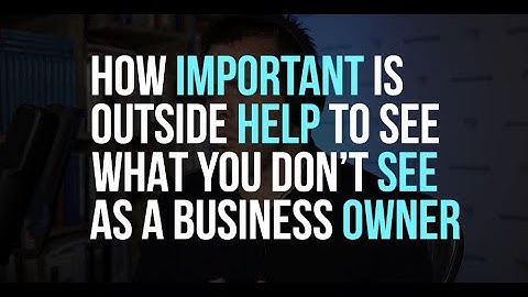 How an outside perspective can impact your business success? - David Jenyns