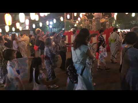 これがお江戸の盆ダンス 　鐡砲洲納涼盆踊り 20230801