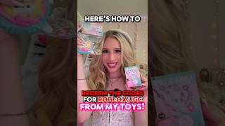 HOW To REDEEM the “CODES” For ROBLOX UGC From My TOYS… 🥳 Profile