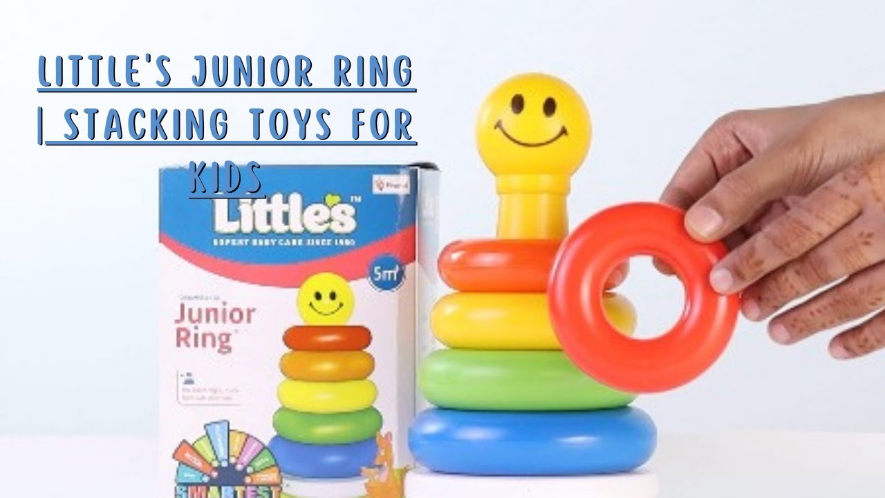 Little's Junior Ring | Stacking Toys for Kids | 6 rings Multi-Colour ...