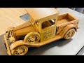 Ford Model A Pickup wood model #newvideo #subscriber #fordmodela #woodworker #woodwork #mancave