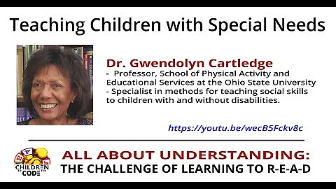 Dr. Gwendolyn Cartledge - Teaching Children with Special Needs