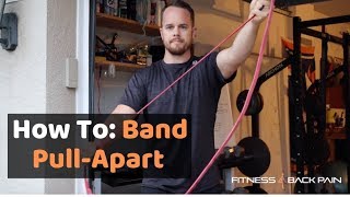 How to do the Band Pull-Apart (different variations)