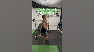 Afundo alternado com rotação - prof. Matheus Gomes
