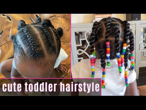 5 Minute Girl's Hairstyle - 3 Easy Toddler Hair ideas - YouTube