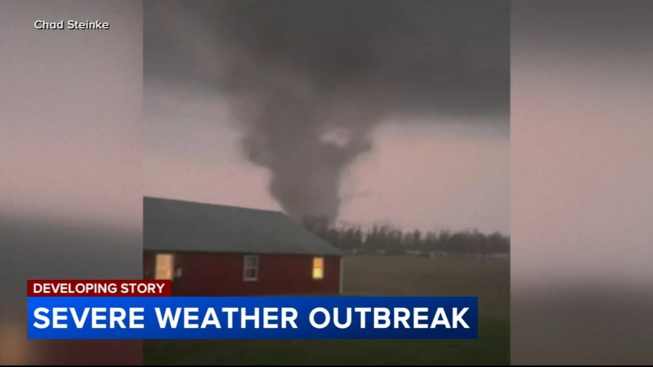 Suspected tornado leaves at least 2 dead in Indiana and Ohio amid ...