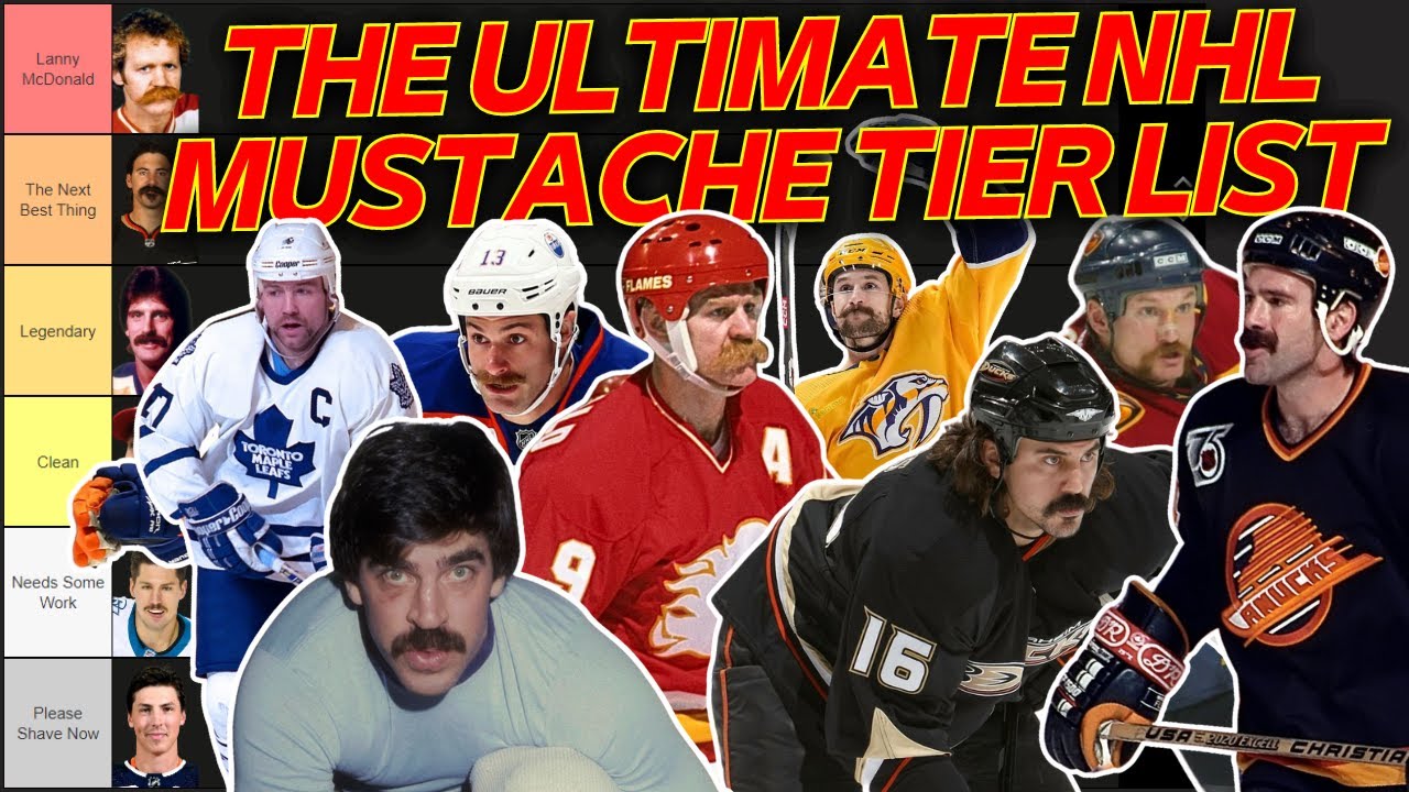 The Ultimate NHL Mustache Tier List