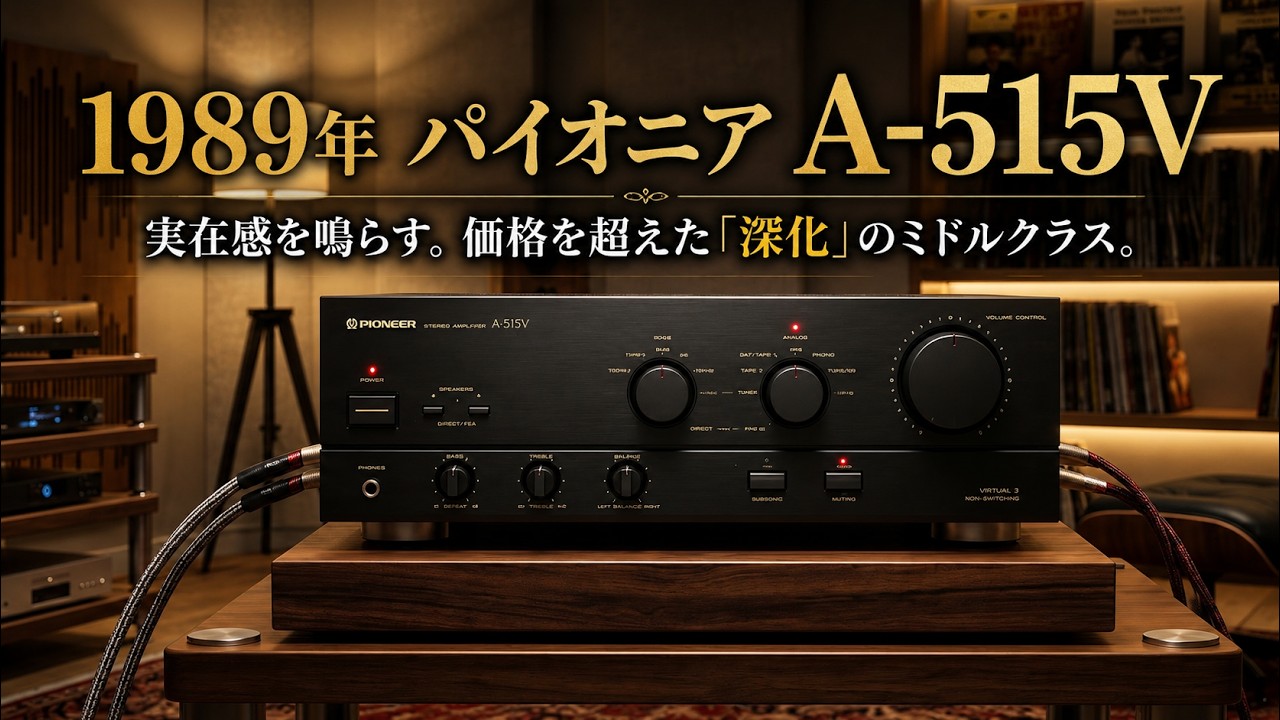1989 Pioneer A-515V - YouTube