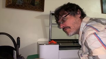 Glowforge pro unBoxing setup first print