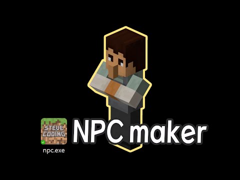 마인크래프트 NPC 대화 생성 도구 [ NPCmaker ] 사용법