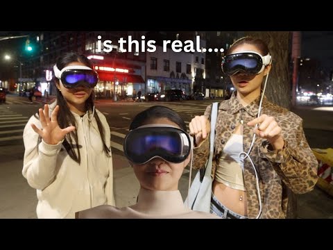 WE WORE APPLE VISION PRO FOR 24 HOURS IN NYC (we got hated on...)
