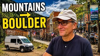 COLORADO VANLIFE ⛰️ Mountain Towns to Boulder 🚐