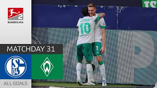 Ducksch sends Bremen to the top | FC Schalke 04 - SV Werder Bremen 1:4 | Bundesliga 2 - 21/22