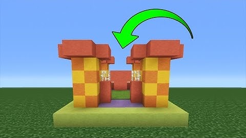 Minecraft Tutorial: How To Make A WORKING Bouncy Castle
