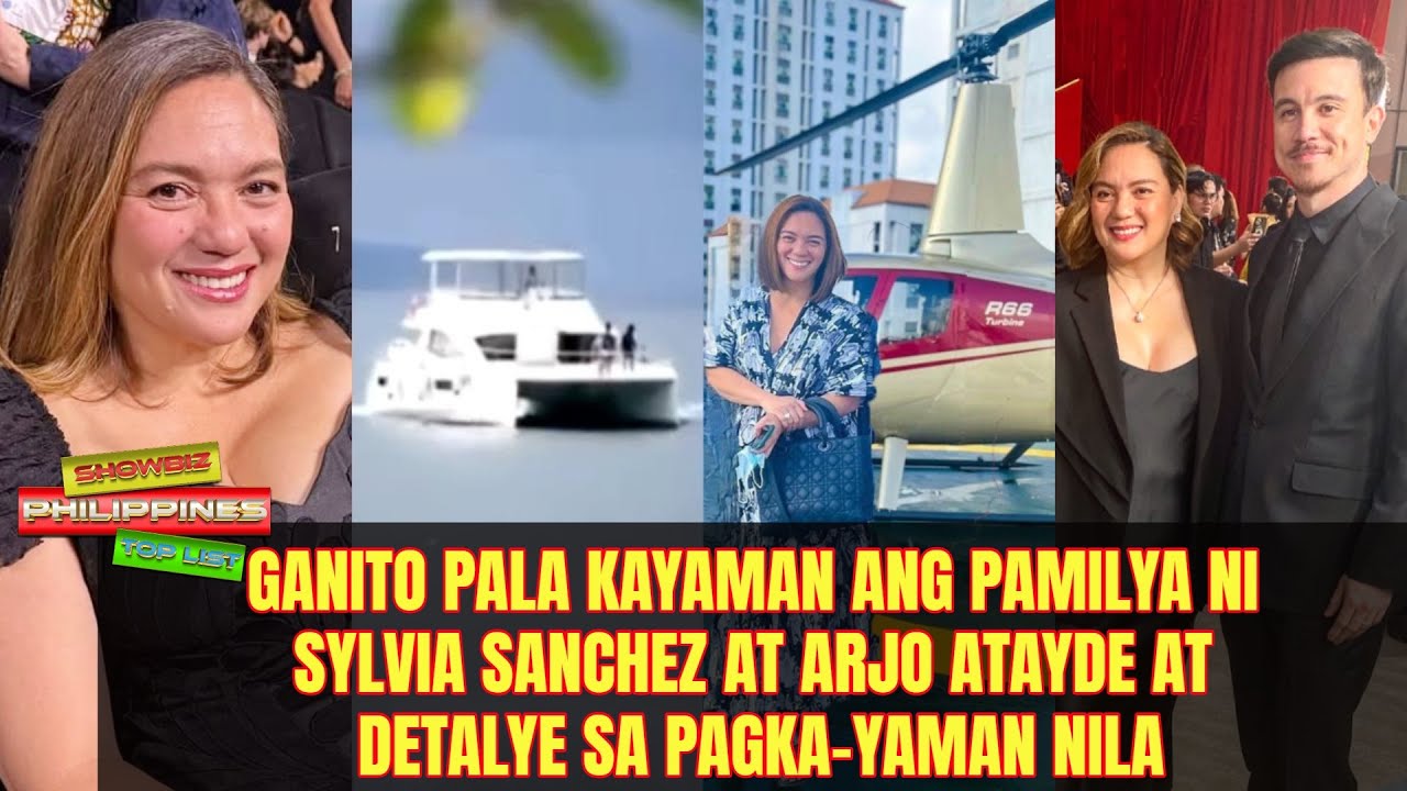 Ganito pala kayaman ang pamilya ni Sylvia Sanchez at Arjo Atayde at detalye sa pagka-yaman nila