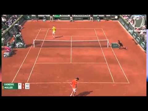 Novak Djokovic vs Gilles Muller Highlights Roland Garros Day 5