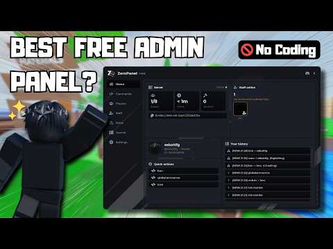 Best FREE Admin Panel for Roblox Studio No Coding Needed!