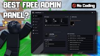 Best FREE Admin Panel for Roblox Studio No Coding Needed!