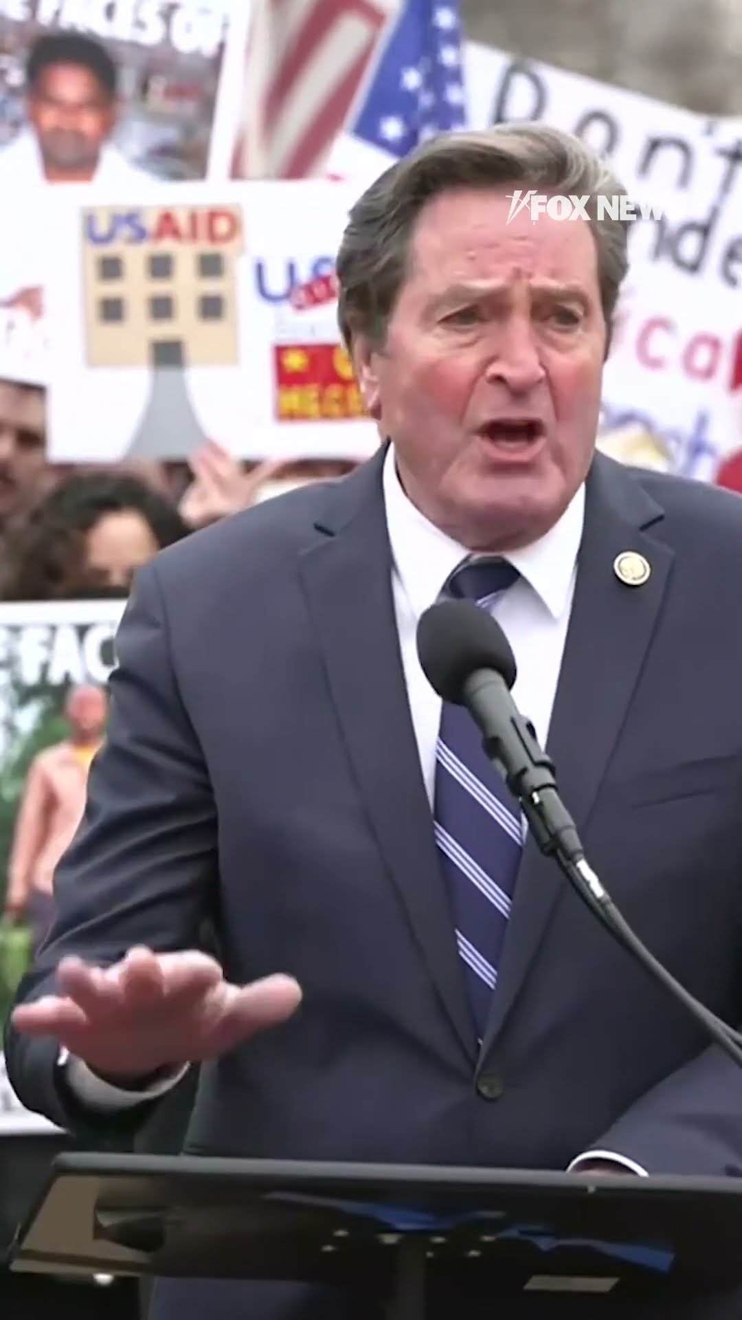 Democrats lash out against Elon Musk, DOGE in latest protest