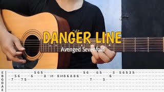 Download Lagu Danger Line - Avenged Sevenfold || Tutorial Guitar Simple WITH TABS MP3