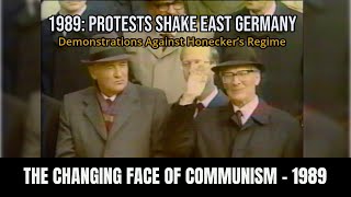 1989 East Germany Demonstrations – CNN Reports on Protests Against Honecker 🇩🇪
