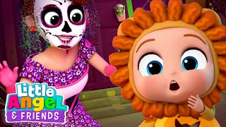 Don't Be Afraid Of Halloween | Little Angel And Friends Kid Songs