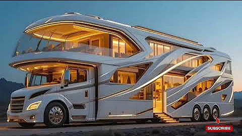 Motor Home Life |  Couple Camping RV |Big RV A Class Motorhome Speed Tour| Compact RV