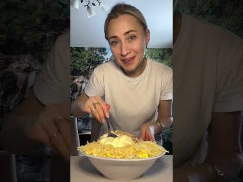 Салат, который полюбят даже нелюбители майонезных салатов 👍#салатскурицей #мамаготовит