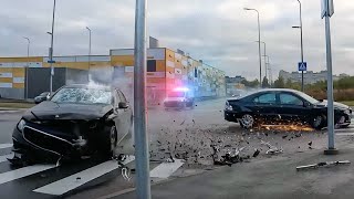INSANE CAR CRASH AT NOTORIOUS INTERSECTION
