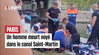 Man drowns in the Canal Saint-Martin in Paris