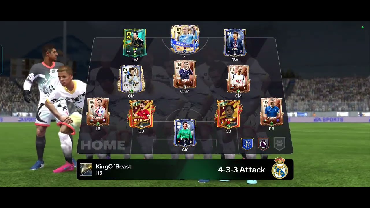 115 OVR GK Curtois is overpowered, but eventually lost the game