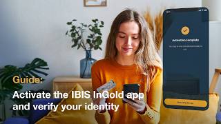 How to activate the IBIS InGold app and verify your identity in one step screenshot 3