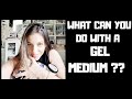 What Can You Do with A Gel Medium? 🖤 A GIVEAWAY 🖤 Tutorial By Sharon Ziv