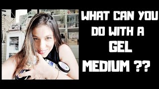 What Can You Do with A Gel Medium? 🖤 A GIVEAWAY 🖤 Tutorial By Sharon Ziv