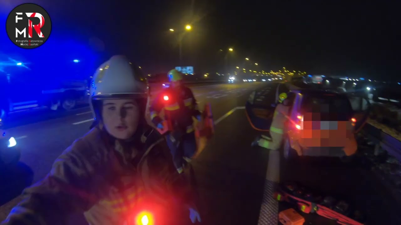 Przedysponowanie do wypadku na węźle Konotopa.