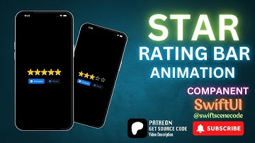 Interactive Animated Star Rating Bar with Smooth Spring Effects in SwiftUI