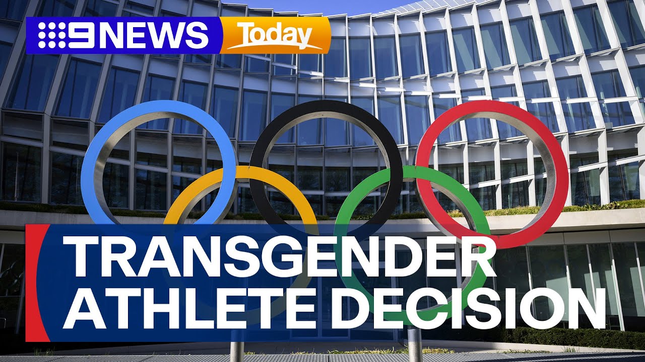 Olympic Committee step closer to banning transgender athletes from female events | 9 News Australia