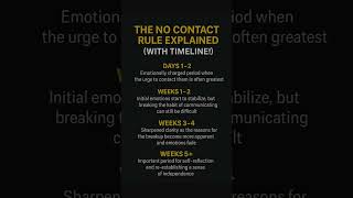 The No Contact Rule Timeline Explained | What Really Happens Week by Week