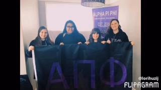Alpha Pi Phi Zeta Chapter Fall Rush 2016