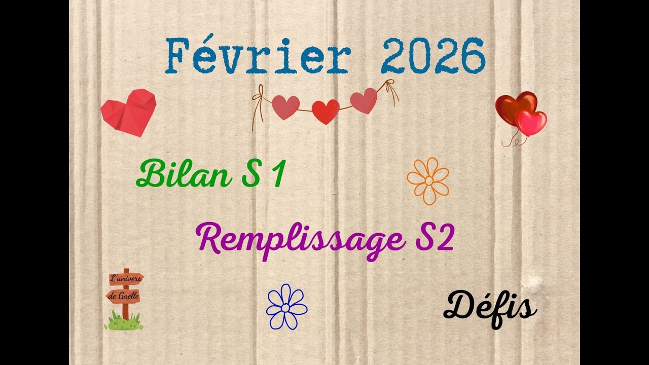 Février 2026 - Bilan de la S1 #systemedesenveloppes #économies #enveloppesbudget 