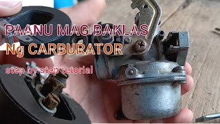 PAANU MAG BAKLAS Ng CARBURATOR Ng ating mga motor . basic step by step tutorial