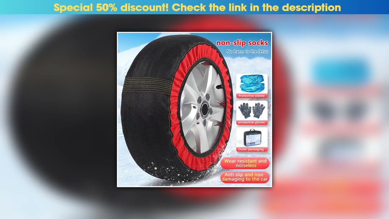 Today Only Car Wheel Chain for Winter Car Accessories Anti-skid Chains Car Wheel Emergency Tire Cha