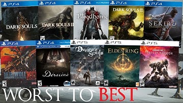 Ranking EVERY Modern From Software Game WORST TO BEST (Soulsborne, Armored Core 6, Metal Wolf Chaos)