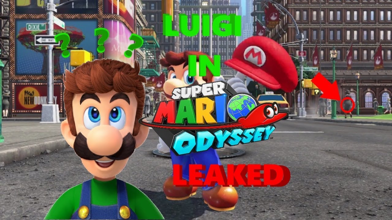 LEAKED FOOTAGE of LUIGI in SUPER MARIO ODYSSEY fake 