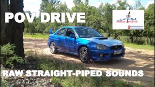 RAW Sound POV Drive In My STRAIGHT-PIPED Subaru WRX