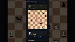 gokul07 vs pouyaaa | Tarrasch Defense: Classical Variation, Carlsbad Variation ⚪ #Shorts