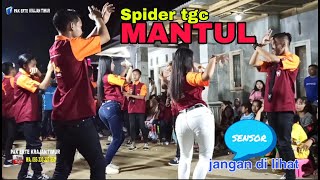 Download lagu Spider tgc  bikin heboh penonton || salah benar || acara turun tanah di pakusari