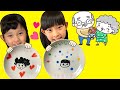 大好きなおじいちゃんおばあちゃんへ❤️　オリジナルのお皿をつくろう！　プレゼント作り　敬老の日　5歳　10歳　姉妹
