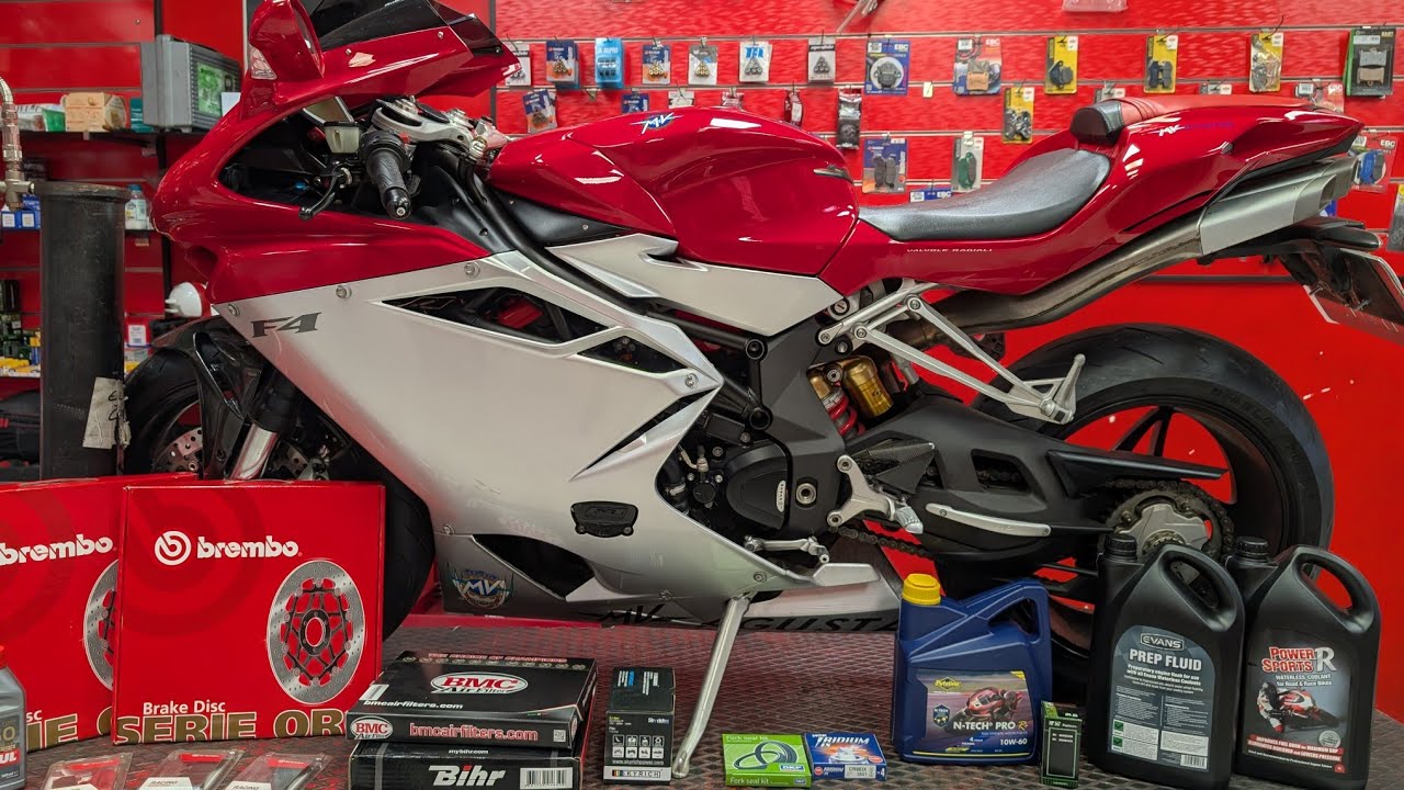 MV AGUSTA F4 1000 R , MANTENIMIENTO PARTE 1  [4K UHD]