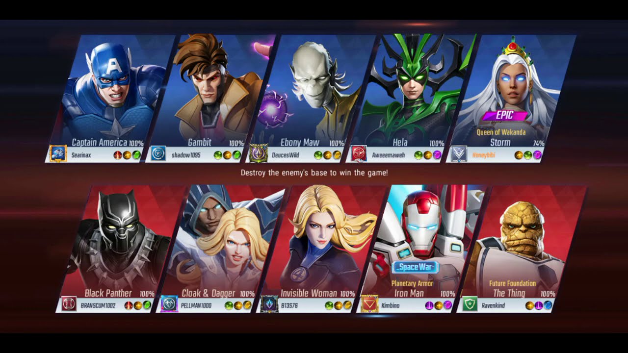 [Marvel Super War] - Captain America Gameplay